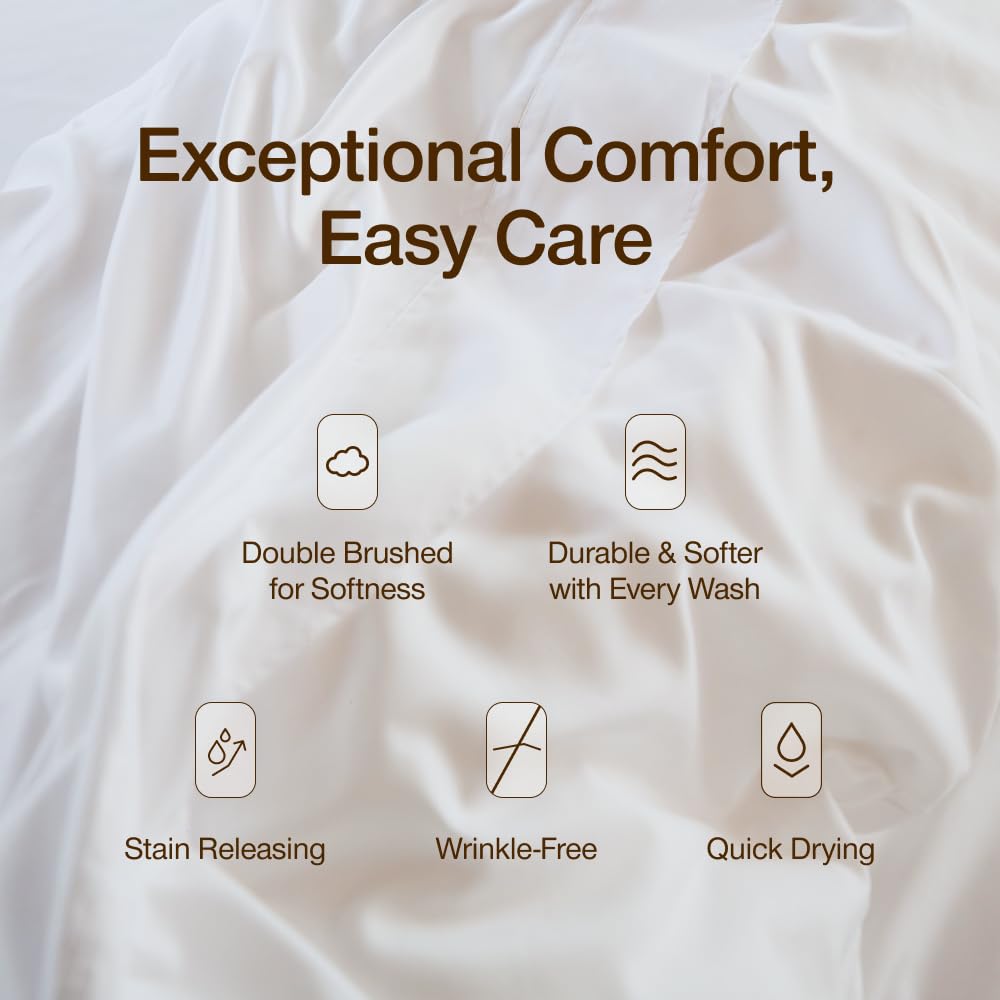 Amazon.com: Coop Home Goods Comphy SoftSpa Bed Sheet Set of 4